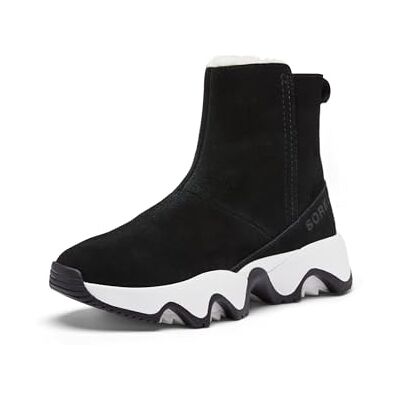 Sorel Damen Kinetic Impact Short Boot Wp Mode-Stiefel, Black Sea Salt, 38.5 EU Sorel Damen Kinetic Impact Short Boot Wp Mode-Stiefel, Black Sea Salt, 38.5 EU