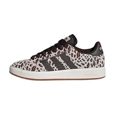 Adidas Damen Grand Court Base 00s Shoes, Crystal Linen/Aurora Coffee/core White, 36 EU Adidas Damen Grand Court Base 00s Shoes, Crystal Linen/Aurora Coffee/core White, 36 EU