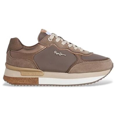 Pepe Jeans Damen Rusper Glam W Sneak, Braun, Bronze, Beige, 5 UK Pepe Jeans Damen Rusper Glam W Sneak, Braun, Bronze, Beige, 5 UK