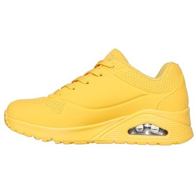 Skechers Damen UNO Stand On Air Turnschuhe, Mustard Durabuck/Mesh, 39 EU Skechers Damen UNO Stand On Air Turnschuhe, Mustard Durabuck/Mesh, 39 EU
