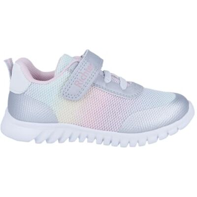 Richter Kinderschuhe Jungen Mädchen Wallaby Sneaker, Silver/White/Rainbow, 28 EU Weit Richter Kinderschuhe Jungen Mädchen Wallaby Sneaker, Silver/White/Rainbow, 28 EU Weit
