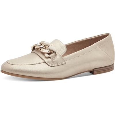 s.Oliver Damen Slipper aus Leder Elegant, Gold (Champagne), 37 EU s.Oliver Damen Slipper aus Leder Elegant, Gold (Champagne), 37 EU