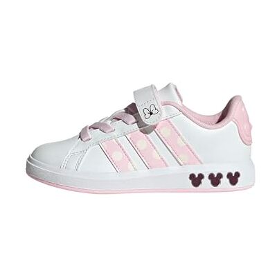 Adidas Unisex Kinder Disney Minnie Mouse Grand Court Shoes Kids, FTWR White/Clear pink/Chalk White, 29 EU Adidas Unisex Kinder Disney Minnie Mouse Grand Court Shoes Kids, FTWR White/Clear pink/Chalk White, 29 EU