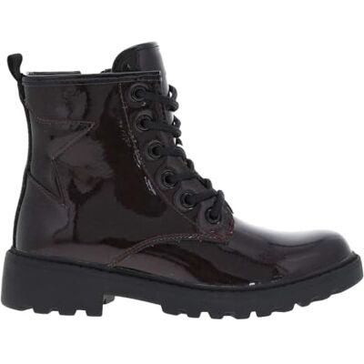 Geox Junior Girl J CASEY GIRL ANKLE BOOTS DK BURGUNDY/BLACK 38_EU Geox Junior Girl J CASEY GIRL ANKLE BOOTS DK BURGUNDY/BLACK 38_EU