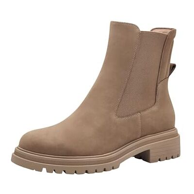 Tamaris Damen Chelsea Leder bequem; CAMEL, EU 41 Tamaris Damen Chelsea Leder bequem; CAMEL, EU 41