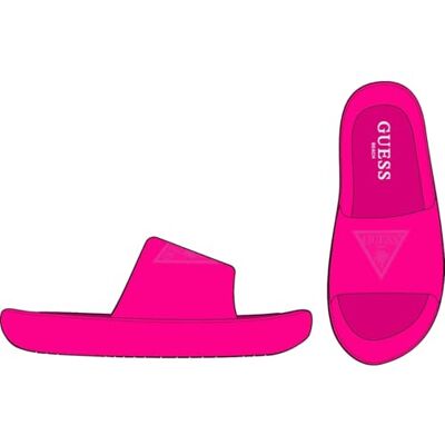 Guess Rubber Slippers Slippersonna, Neon Pink, 39/40 EU Guess Rubber Slippers Slippersonna, Neon Pink, 39/40 EU