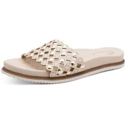 Tamaris Comfort Damen Mule Flat Ivory 39 Tamaris Comfort Damen Mule Flat Ivory 39