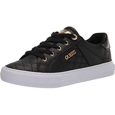 Guess Damen Loven Sneaker, Schwarz Multi, 39 EU Guess Damen Loven Sneaker, Schwarz Multi, 39 EU