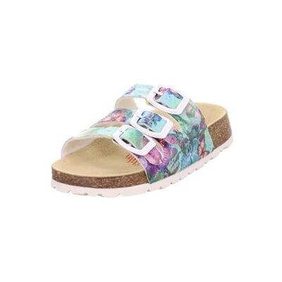 Superfit Mädchen FUSSBETTPANTOFFEL GRÜN/MEHRFARBIG 7530 Superfit Mädchen FUSSBETTPANTOFFEL GRÜN/MEHRFARBIG 7530
