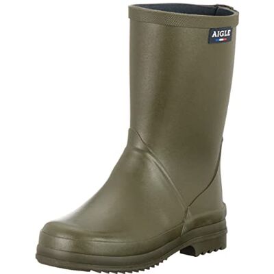Aigle Unisex Kinder French Lolly Gummistiefel, Khaki, 33 EU Aigle Unisex Kinder French Lolly Gummistiefel, Khaki, 33 EU