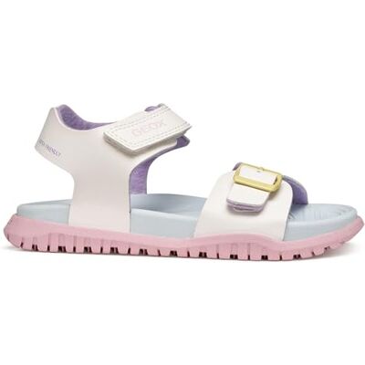 Geox JUNIOR GIRL J SANDAL FUSBETTO GI SANDALS WHITE/MULTICOLOR 26_EU Geox JUNIOR GIRL J SANDAL FUSBETTO GI SANDALS WHITE/MULTICOLOR 26_EU