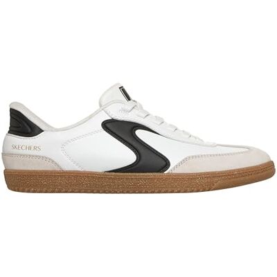 Skechers Damen Hotshot Perfect Choice Slip-InTurnschuhe, White Duraleather Black Leather^ Trim, 36 EU Skechers Damen Hotshot Perfect Choice Slip-InTurnschuhe, White Duraleather Black Leather^ Trim, 36 EU