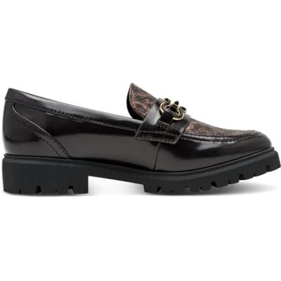 s.Oliver Damen Loafer mit Zierschnalle Elegant, Mehrfarbig (Brown Leo), 41 EU s.Oliver Damen Loafer mit Zierschnalle Elegant, Mehrfarbig (Brown Leo), 41 EU