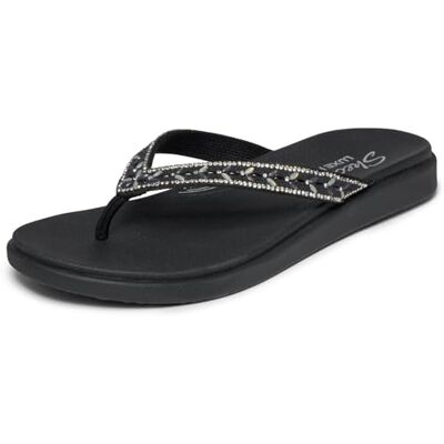 Skechers Damen Meditation Luxe Floral Embellished Turnschuhe, Black, 38 EU Skechers Damen Meditation Luxe Floral Embellished Turnschuhe, Black, 38 EU