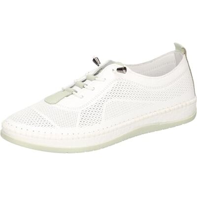 Cosmos Comfort Damen 6310-301 Sneaker, weiß/pastellgrün, 37 EU Cosmos Comfort Damen 6310-301 Sneaker, weiß/pastellgrün, 37 EU