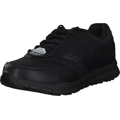 Skechers Herren Nampa work boots, Black Synthetic Pu, 44 EU Skechers Herren Nampa work boots, Black Synthetic Pu, 44 EU