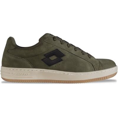 Lotto STYLECODE: 2400274U Yarin NL Unisex Sneaker Olive/Black Größe: 46 Lotto STYLECODE: 2400274U Yarin NL Unisex Sneaker Olive/Black Größe: 46