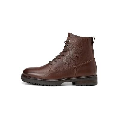 Marc O' Polo Marc OߴPolo Herren Boots aus Leder zum Schnüren, Braun (Cognac), 46 Marc O' Polo Marc OߴPolo Herren Boots aus Leder zum Schnüren, Braun (Cognac), 46