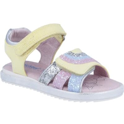 Richter Kinderschuhe Jungen Mädchen Romea Sandale, Lemonade/SIL/can/Sky, 29 EU Richter Kinderschuhe Jungen Mädchen Romea Sandale, Lemonade/SIL/can/Sky, 29 EU