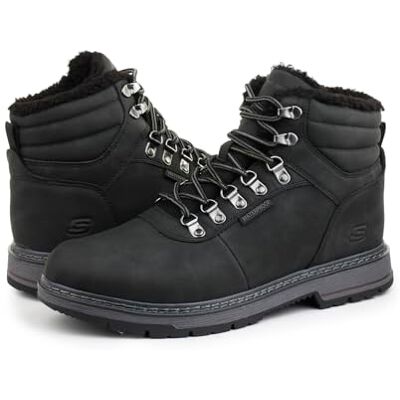 Skechers Herren Corado MemphisWanderstiefel CORADO: Der wasserfeste, warm gefütterte Herren-Boot mit Relaxed Fit und Memory Foam Komfort. Skechers Herren Corado MemphisWanderstiefel CORADO: Der wasserfeste, warm gefütterte Herren-Boot mit Relaxed Fit und Memory Foam Komfort.