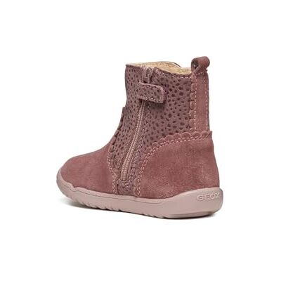 Geox BABY B MACCHIA GIRL ANKLE BOOTS DK ROSE 20_EU Geox BABY B MACCHIA GIRL ANKLE BOOTS DK ROSE 20_EU