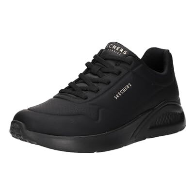 Skechers UNO Lite Lite Work-Sneaker für Damen, Black Duraleather, 37 EU Skechers UNO Lite Lite Work-Sneaker für Damen, Black Duraleather, 37 EU