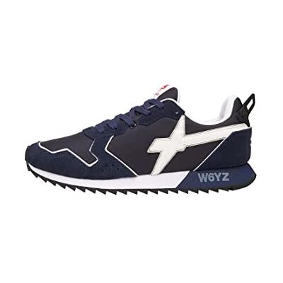 w6yz Jet-M.-Sneaker aus technischem Gewebe und Veloursleder-Blau blau 46 w6yz Jet-M.-Sneaker aus technischem Gewebe und Veloursleder-Blau blau 46