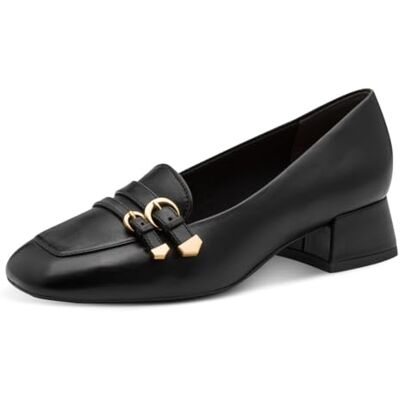 Tamaris Damen Trotteur mit Blockabsatz, schwarz, 38 EU Tamaris Damen Trotteur mit Blockabsatz, schwarz, 38 EU