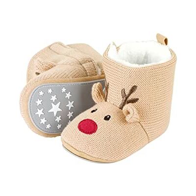 Sterntaler Mädchen Baby Stiefel Babystiefel Rentier, Beige, 22 EU Sterntaler Mädchen Baby Stiefel Babystiefel Rentier, Beige, 22 EU