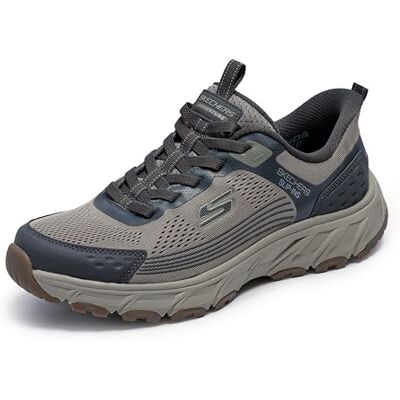 Skechers Herren Hillcrest 2.0 Slip-InTurnschuhe, Dark Taupe Synthetic/Textile/Trim, 46 EU Skechers Herren Hillcrest 2.0 Slip-InTurnschuhe, Dark Taupe Synthetic/Textile/Trim, 46 EU