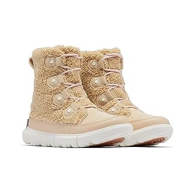 Sorel Explorer II Joan WP wasserdichte Winterstiefel für Damen, Beige (Cozy Nova Sand x Sea Salt), 42 EU Sorel Explorer II Joan WP wasserdichte Winterstiefel für Damen, Beige (Cozy Nova Sand x Sea Salt), 42 EU