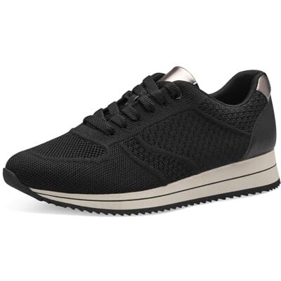Jana Damen Sneaker flach Freizeit Vegan, Schwarz (Black), 37 EU Jana Damen Sneaker flach Freizeit Vegan, Schwarz (Black), 37 EU