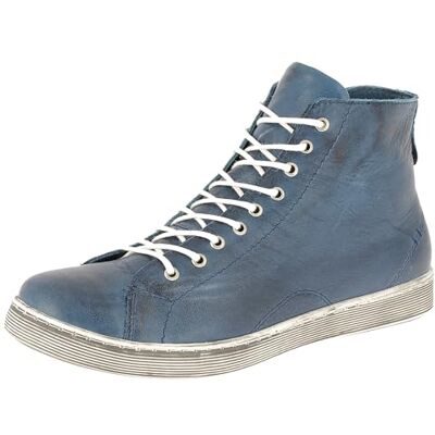 Andrea Conti Damen 0341500 Hohe Sneaker, Blau, 40 EU Andrea Conti Damen 0341500 Hohe Sneaker, Blau, 40 EU
