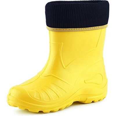 Ladeheid Kinder Mädchen Jungen Federleichte Eva Thermo Gummistiefel Gefüttert KL058 (Sonnig, 24 EU) Ladeheid Kinder Mädchen Jungen Federleichte Eva Thermo Gummistiefel Gefüttert KL058 (Sonnig, 24 EU)