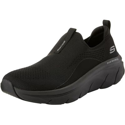 Skechers Damen D'lux Walker 2.0 Bold StateD'Lux Walker 2.0 Bold State, Schwarze Strickverzierung in Gunmetal, 38 EU Skechers Damen D'lux Walker 2.0 Bold StateD'Lux Walker 2.0 Bold State, Schwarze Strickverzierung in Gunmetal, 38 EU