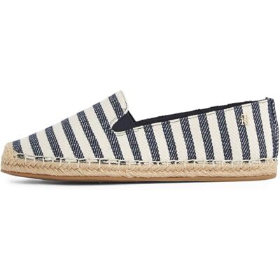 Tommy Hilfiger Damen Espadrilles Nautical Stripe mit Logo, Mehrfarbig (Space Blue Itacha Stripes), 38 Tommy Hilfiger Damen Espadrilles Nautical Stripe mit Logo, Mehrfarbig (Space Blue Itacha Stripes), 38
