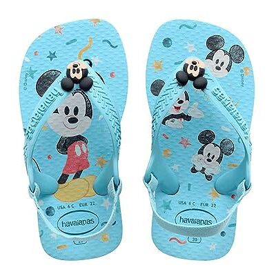 Havaianas Baby Disney Classics II Unisex Kinder FlipFlop Blue Water 22 EU Havaianas Baby Disney Classics II Unisex Kinder FlipFlop Blue Water 22 EU