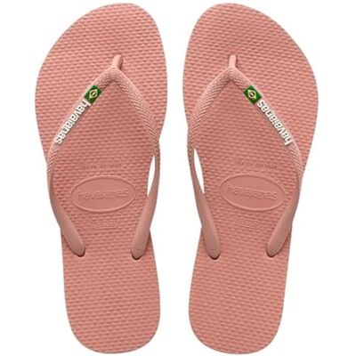 Havaianas Slim Brasil Logo, Bequeme, Robuste und Leichte Badelatschen für Frauen, Hommage an Brasilien, Flagge auf Riemen und Sohlen Havaianas Slim Brasil Logo, Bequeme, Robuste und Leichte Badelatschen für Frauen, Hommage an Brasilien, Flagge auf Riemen und Sohlen