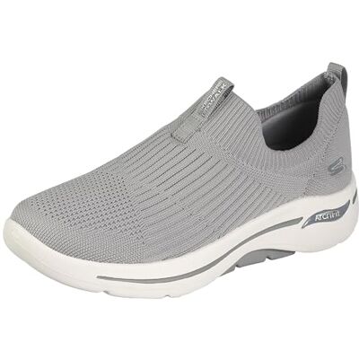 Skechers Damen Gowalk Arch Fit – ikonischer Slip-On, grau, 42 EU Skechers Damen Gowalk Arch Fit – ikonischer Slip-On, grau, 42 EU