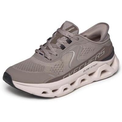 Skechers Damen Glide-Step Altus Sneaker, Dark Taupe Synthetic/Mesh/Trim, 38 EU Skechers Damen Glide-Step Altus Sneaker, Dark Taupe Synthetic/Mesh/Trim, 38 EU
