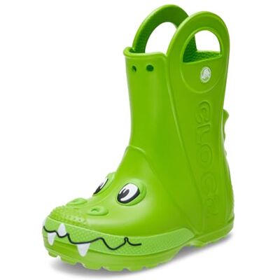 Crocs Unisex Kinder Handle It Duke Rain Boot T Stiefel, Green, 24/25 EU Crocs Unisex Kinder Handle It Duke Rain Boot T Stiefel, Green, 24/25 EU