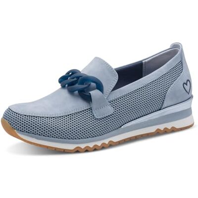 MARCO TOZZI Damen Sneaker weiches Feel Me Wechselfußbett weiches Innenfutter Modern, blau (LT.Blue Comb), 37 EU MARCO TOZZI Damen Sneaker weiches Feel Me Wechselfußbett weiches Innenfutter Modern, blau (LT.Blue Comb), 37 EU