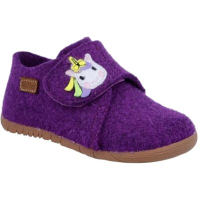 Richter Kinderschuhe Jungen Mädchen Filzi Hausschuh, Plum, 26 EU Richter Kinderschuhe Jungen Mädchen Filzi Hausschuh, Plum, 26 EU