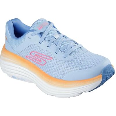 Skechers Damen Max Cushioning Endeavour Canova Turnschuhe, Blue Synthetic/Orange Trim, 40 EU Skechers Damen Max Cushioning Endeavour Canova Turnschuhe, Blue Synthetic/Orange Trim, 40 EU
