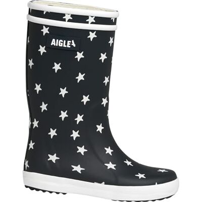 Aigle LOLLY POP PLAY2 Wasserdichte Stiefel mit Print für Kinder Weicher, bequemer Schaft, strapazierfähiges Futter Reflektierender Streifen an der Ferse Rutschfeste Sohle Aigle LOLLY POP PLAY2 Wasserdichte Stiefel mit Print für Kinder Weicher, bequemer Schaft, strapazierfähiges Futter Reflektierender Streifen an der Ferse Rutschfeste Sohle