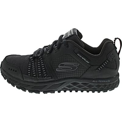 Skechers Herren Escape Plan Trekking Low Cut, Black Leather/Mesh/Trim, 46 EU Skechers Herren Escape Plan Trekking Low Cut, Black Leather/Mesh/Trim, 46 EU
