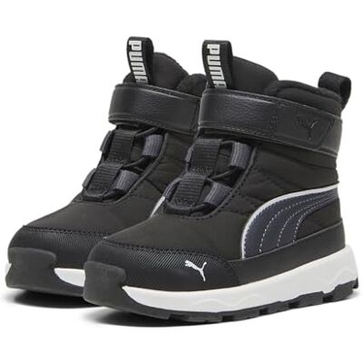 Puma Unisex Baby Evolve Boot AC+ INF Sneaker, Black-Strong Gray White, 20 EU Puma Unisex Baby Evolve Boot AC+ INF Sneaker, Black-Strong Gray White, 20 EU