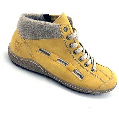 Rieker Damen L7543 Hohe Sneaker, Gelb Honig Wood 69, 40 EU Rieker Damen L7543 Hohe Sneaker, Gelb Honig Wood 69, 40 EU