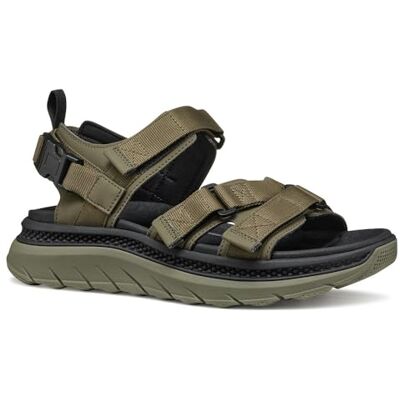 Geox Herren U SPHERICA ACTIF X S Sport Sandal, Military, 46 EU Geox Herren U SPHERICA ACTIF X S Sport Sandal, Military, 46 EU