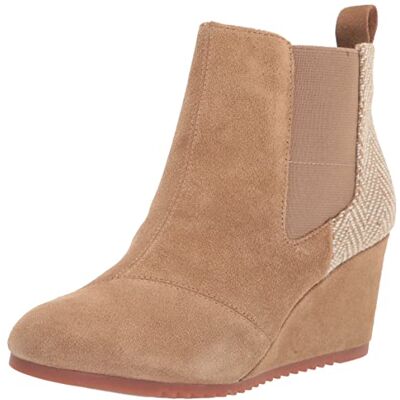 TOMS Damen Bailey Stiefeletten Dune Herringbone bequem Wildleder mit Memory Foam für zuverlässige Traktion TOMS Damen Bailey Stiefeletten Dune Herringbone bequem Wildleder mit Memory Foam für zuverlässige Traktion